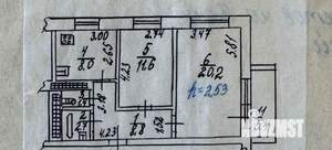 2-к квартира, вторичка, 54м2, 5/9 этаж