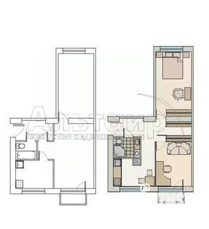 2-к квартира, вторичка, 43м2, 3/5 этаж