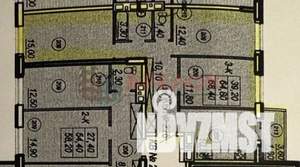 3-к квартира, вторичка, 65м2, 17/25 этаж