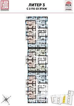 1-к квартира, вторичка, 37м2, 8/25 этаж