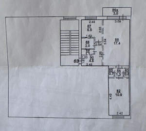 2-к квартира, вторичка, 44м2, 5/5 этаж