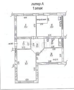 5-к квартира, вторичка, 235м2, 1/5 этаж