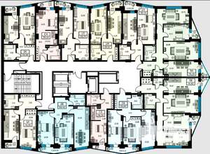 3-к квартира, строящийся дом, 76м2, 14/25 этаж