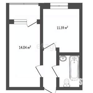 1-к квартира, сданный дом, 37м2, 11/27 этаж