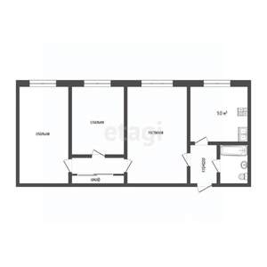 3-к квартира, вторичка, 82м2, 7/9 этаж