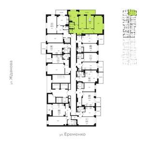 3-к квартира, вторичка, 73м2, 13/24 этаж