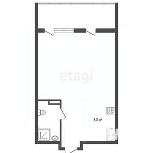 2-к квартира, вторичка, 46м2, 17/27 этаж