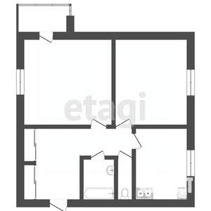2-к квартира, вторичка, 45м2, 3/5 этаж
