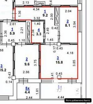 1-к квартира, вторичка, 40м2, 7/21 этаж