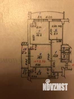3-к квартира, вторичка, 85м2, 8/17 этаж