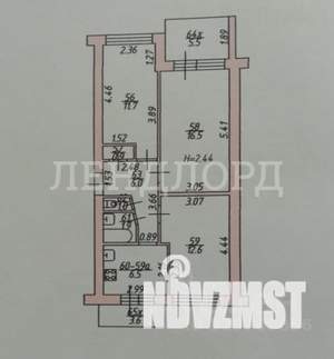 3-к квартира, вторичка, 57м2, 3/5 этаж