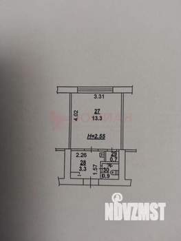 1-к квартира, вторичка, 18м2, 1/5 этаж