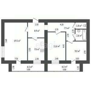 3-к квартира, вторичка, 71м2, 3/14 этаж