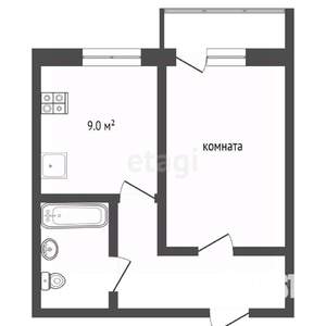 1-к квартира, вторичка, 36м2, 5/10 этаж
