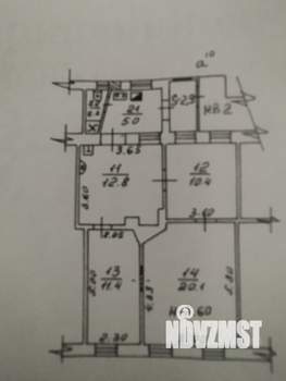3-к квартира, вторичка, 64м2, 2/2 этаж
