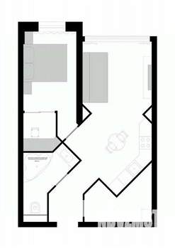 2-к квартира, вторичка, 51м2, 21/21 этаж