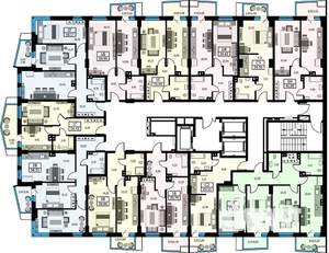 3-к квартира, строящийся дом, 77м2, 19/25 этаж