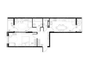 3-к квартира, вторичка, 62м2, 11/25 этаж