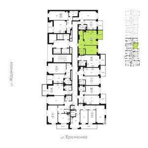 2-к квартира, вторичка, 48м2, 9/24 этаж
