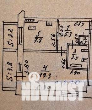 1-к квартира, вторичка, 40м2, 6/9 этаж