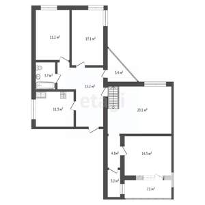 4-к квартира, вторичка, 104м2, 5/11 этаж
