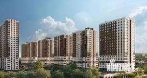 2-к квартира, строящийся дом, 38м2, 23/25 этаж
