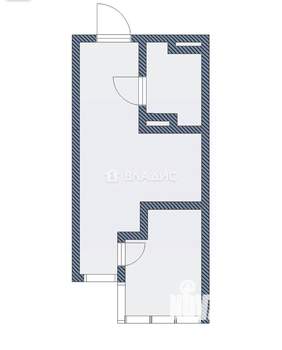 Студия квартира, вторичка, 22м2, 18/25 этаж