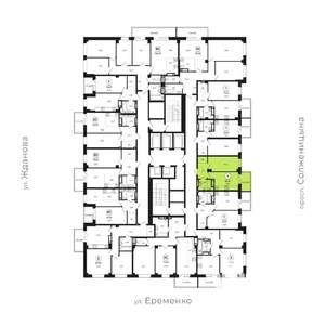 1-к квартира, вторичка, 37м2, 23/24 этаж