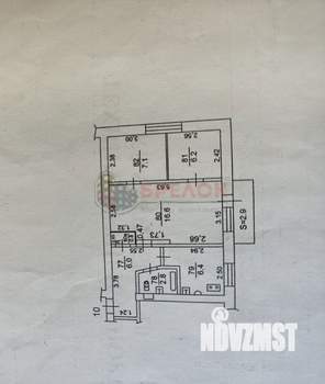3-к квартира, вторичка, 48м2, 3/5 этаж