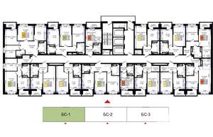 3-к квартира, вторичка, 65м2, 6/25 этаж