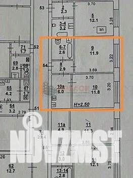 2-к квартира, вторичка, 40м2, 5/9 этаж