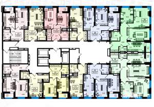 3-к квартира, строящийся дом, 75м2, 13/22 этаж