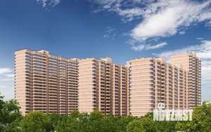 2-к квартира, строящийся дом, 50м2, 23/24 этаж