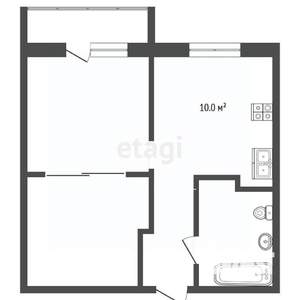 2-к квартира, вторичка, 46м2, 7/20 этаж