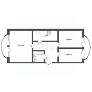 3-к квартира, вторичка, 107м2, 6/14 этаж