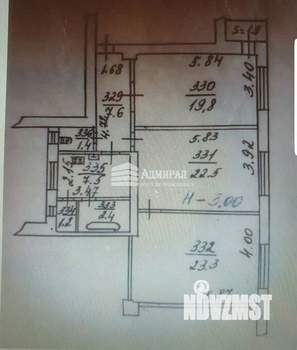3-к квартира, вторичка, 87м2, 3/4 этаж