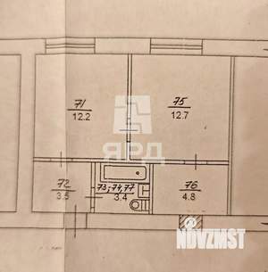 2-к квартира, вторичка, 37м2, 5/5 этаж