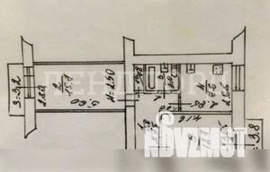 2-к квартира, вторичка, 47м2, 4/5 этаж