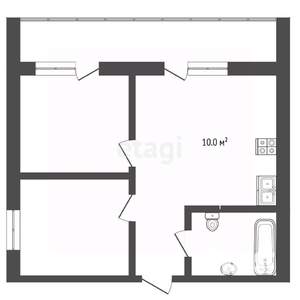 2-к квартира, вторичка, 50м2, 18/20 этаж