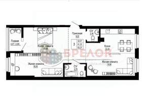 3-к квартира, вторичка, 84м2, 10/24 этаж