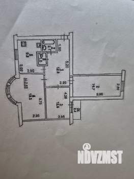 3-к квартира, вторичка, 74м2, 3/6 этаж