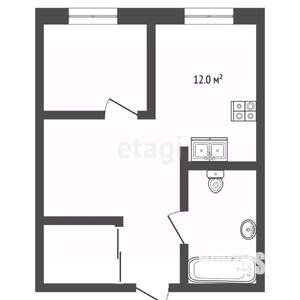 1-к квартира, вторичка, 36м2, 11/26 этаж
