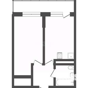 1-к квартира, вторичка, 38м2, 4/10 этаж