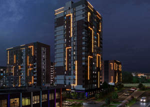 1-к квартира, сданный дом, 33м2, 3/9 этаж
