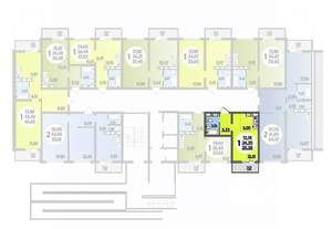 Студия квартира, строящийся дом, 25м2, 6/16 этаж