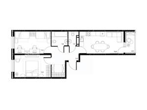 3-к квартира, вторичка, 59м2, 3/25 этаж