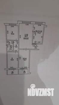 4-к квартира, вторичка, 82м2, 2/9 этаж