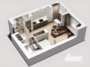 1-к квартира, вторичка, 42м2, 7/11 этаж