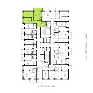 3-к квартира, вторичка, 85м2, 2/24 этаж