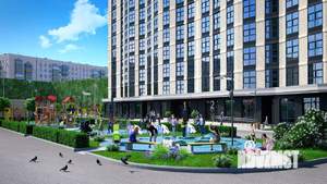 3-к квартира, строящийся дом, 77м2, 3/25 этаж